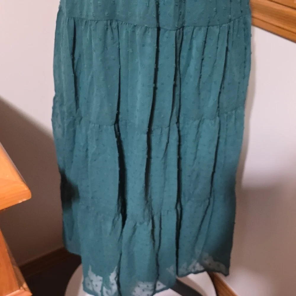 Grace Karin Teal Green Tiered Halter Maxi Dress for Girls